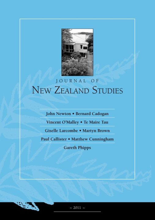 Journal of New Zealand Studies Num. 10 2011
